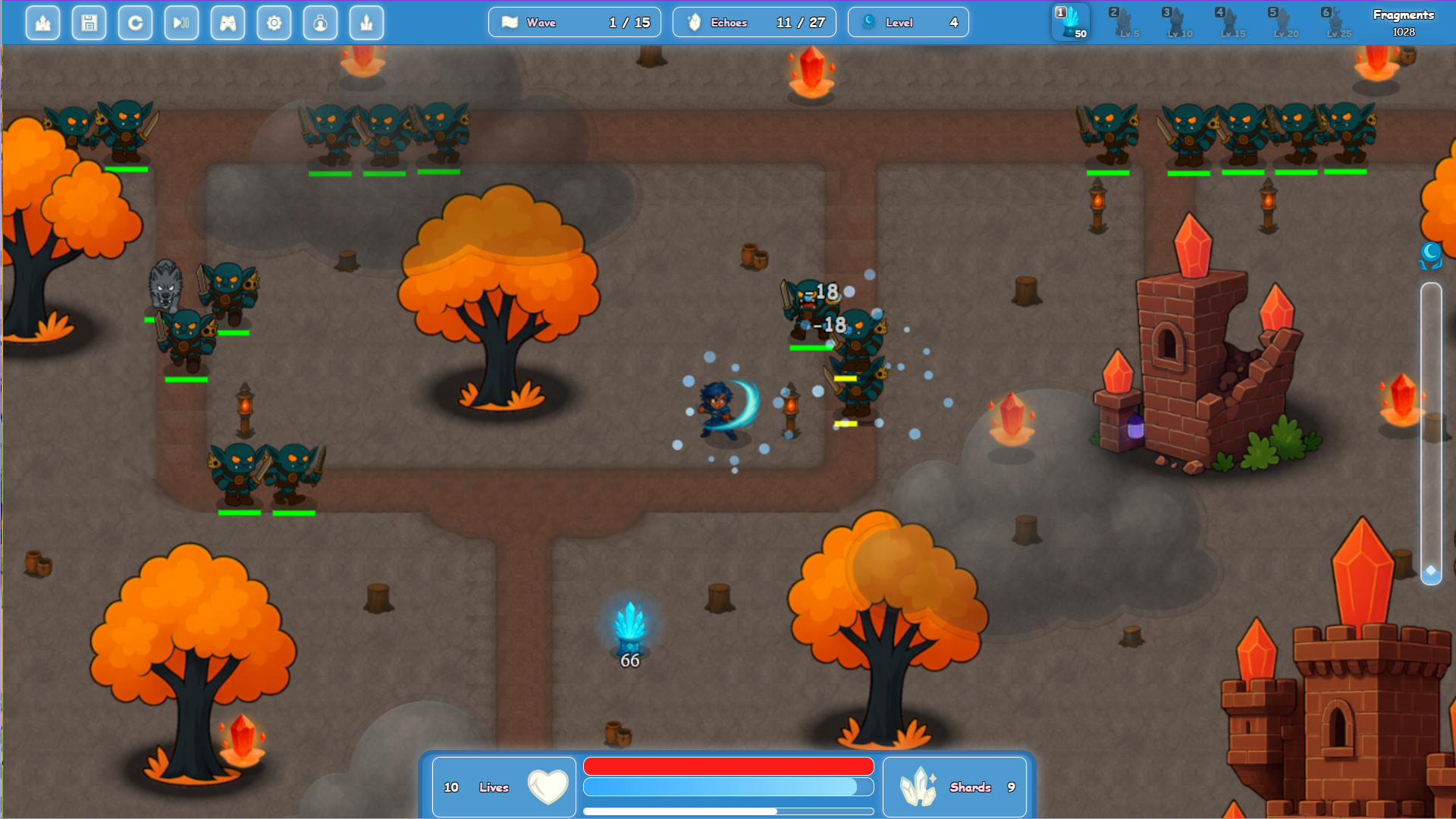 Calios map gameplay screenshot