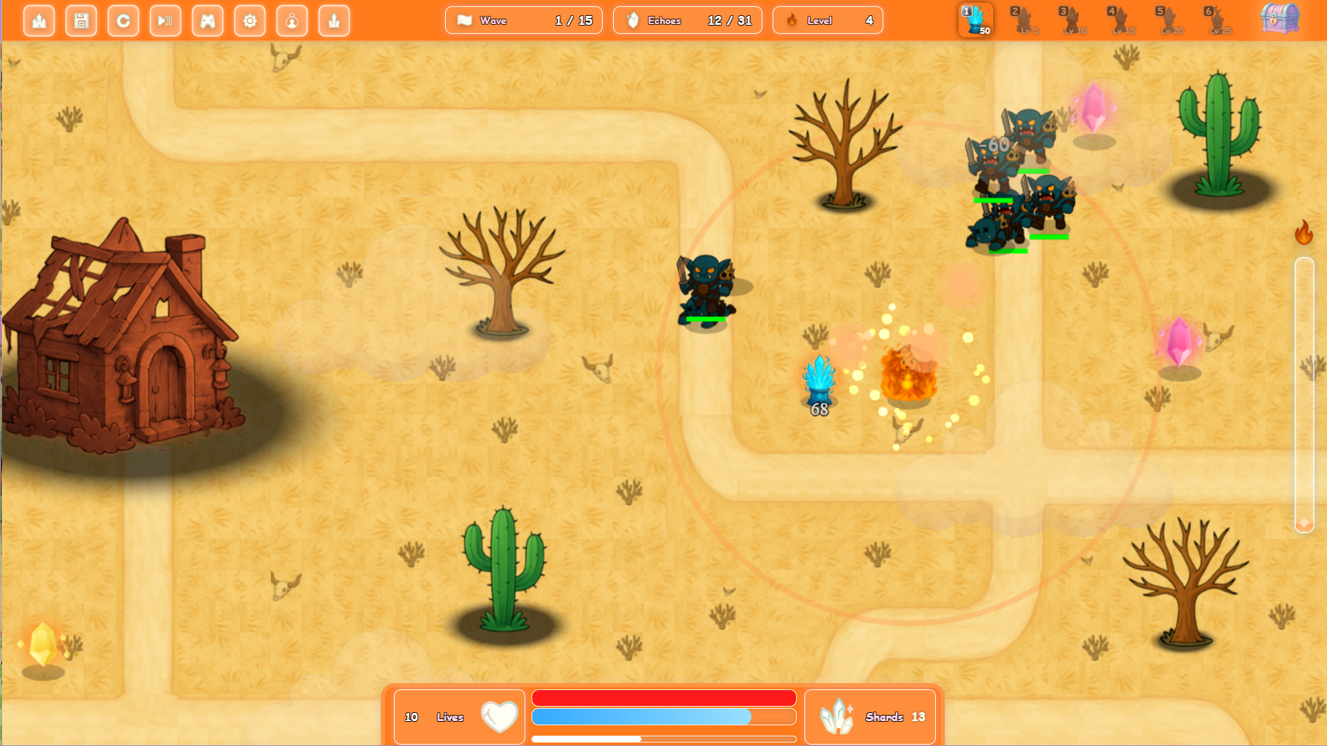 Flare map gameplay screenshot